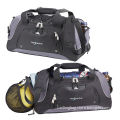 Athletic bags with basketball pocket